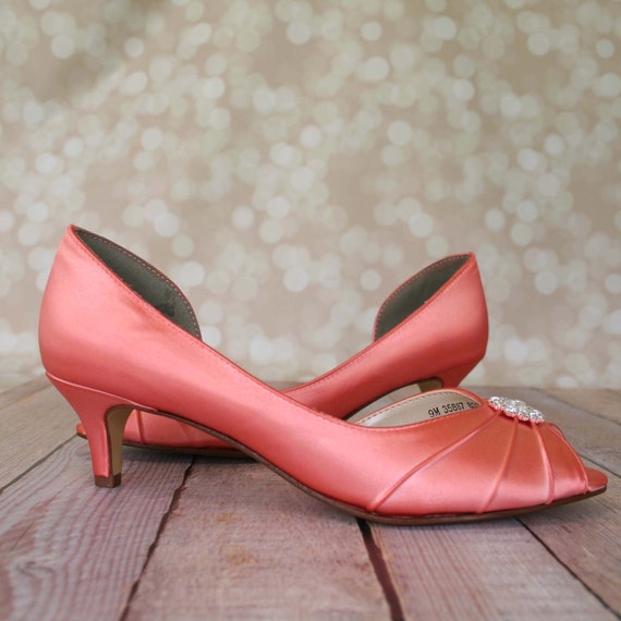 coral small heels