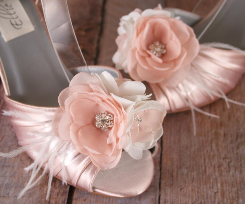 Blush Wedding Shoes Blush Wedding Blush Bridal Heels Etsy