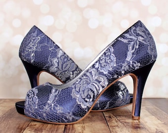 Lace Bridal Heels - Etsy