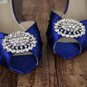 Wedding Shoes, Bridal Shoes, Blue Wedding Shoes, Wedding Shoes Blue, Something Blue, Something Blue Shoes, Custom Wedding Shoes, Kitten Heel
