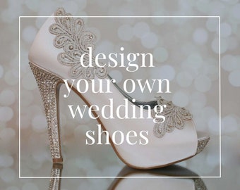 Custom Consultation | Custom Wedding Shoes | Designer Wedding Shoes | Custom Bridal Shoes | Custom Bridal Heels | Unique Wedding Shoes