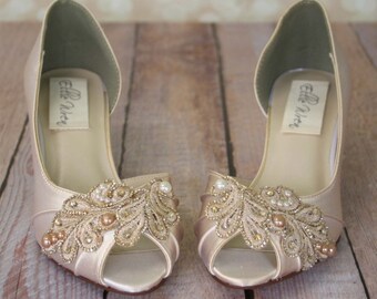 Ivory Wedding Shoes Champagne Wedding Shoes Ivory Bridal