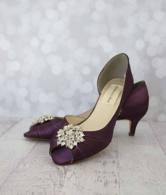 plum shoes for wedding