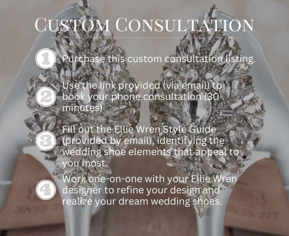 Custom Consultation Custom Wedding Shoes Bespoke Wedding Shoes Custom  Bridal Shoes Custom Bridal Heels Unique Wedding Shoes