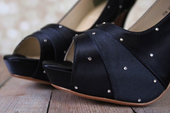 chaussures femme bleu marine pour mariage