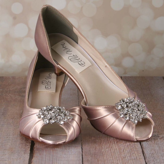 Rose Gold Shoes, Low Bridal Heels, Rose Gold Heels, Rose Gold Wedding, Low  Shoes for Women, Custom Bridal Shoes, Custom Shoes for Women Gift - Etsy |  Rose gold heels, Rose gold