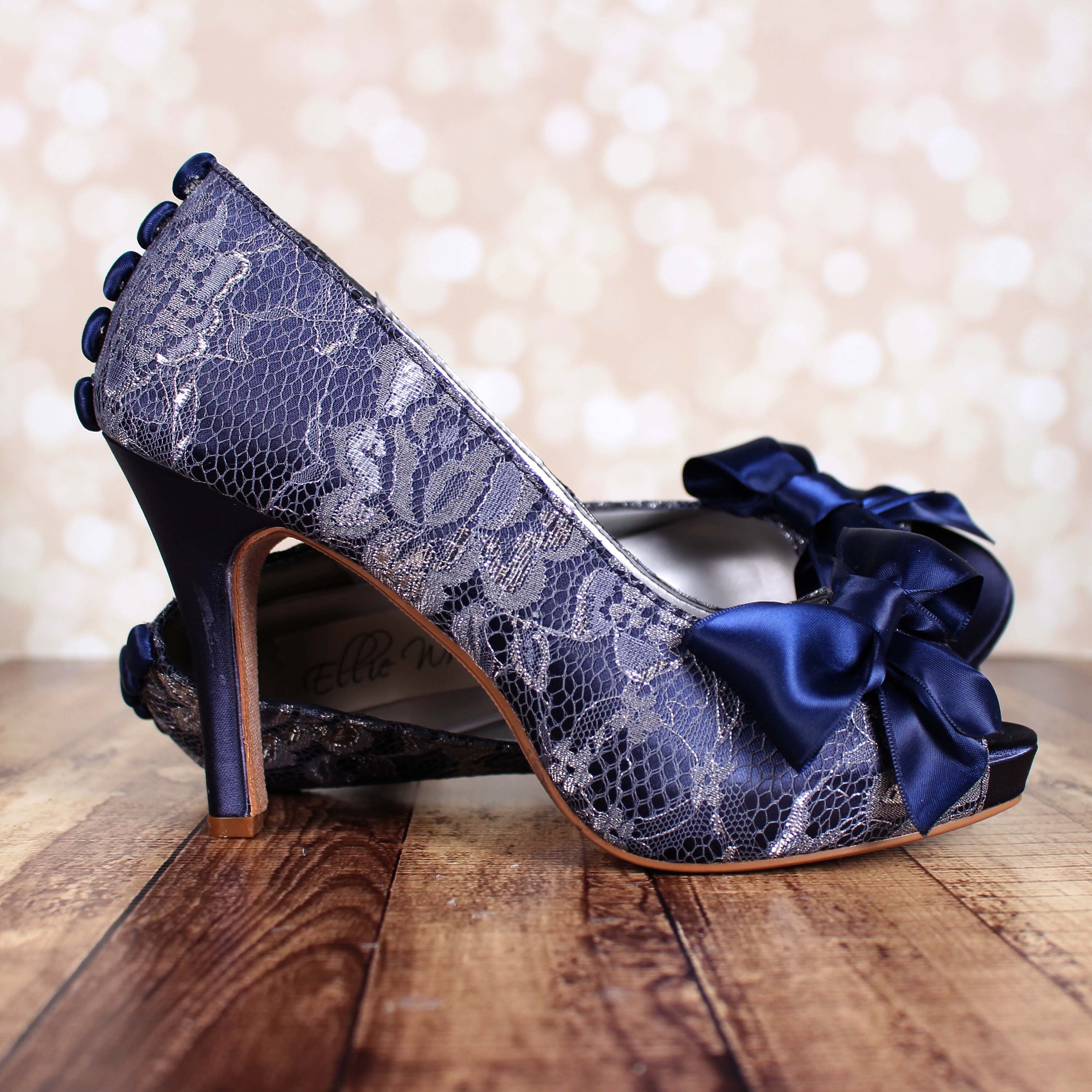 Navy Blue Wedding Heels