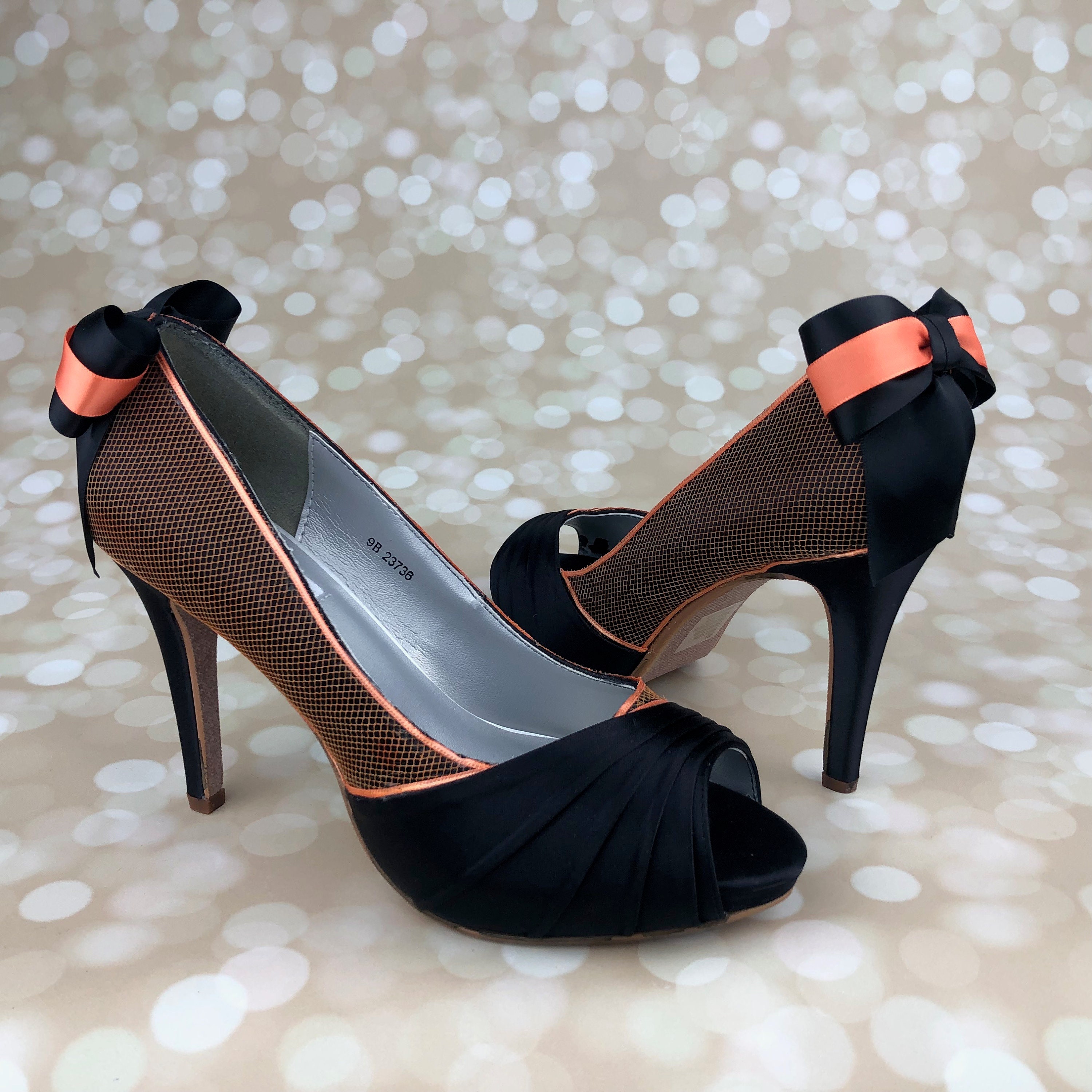 black wedding shoes