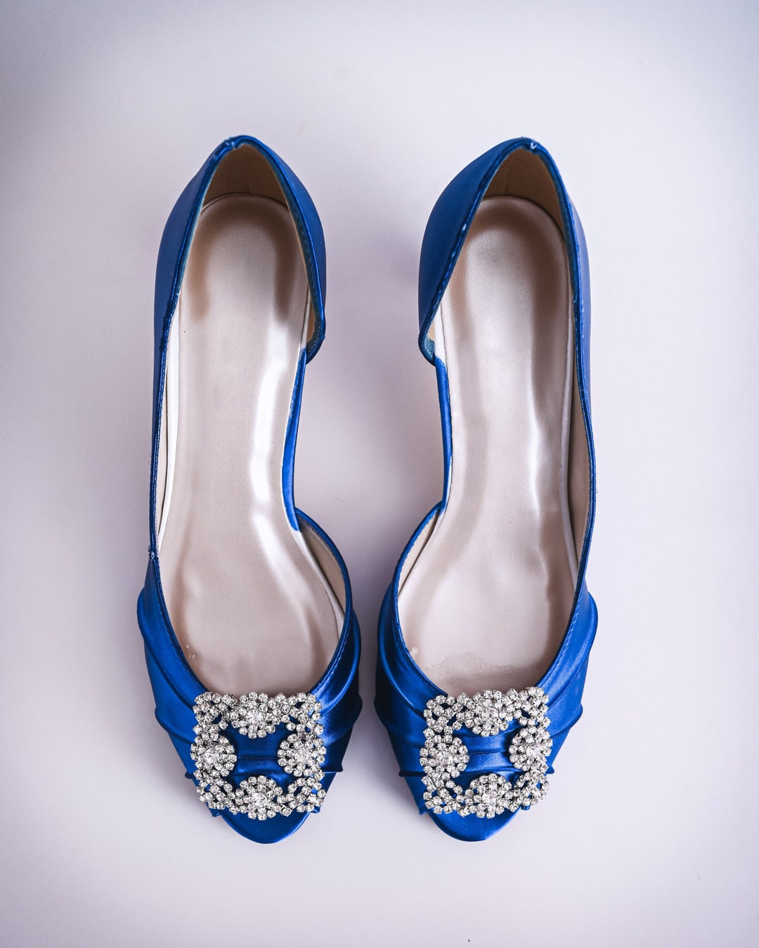 royal blue bridal shoes