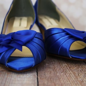 Wedding Shoes, Blue Shoes, Something Blue, Something Blue Wedding Shoes, Bridal Heels, Kitten Heel, Peeptoe, Low Heel Wedding Shoes, Blue