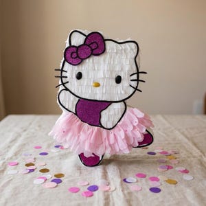Kitty piñata for kids birthday or to be used as party decor
