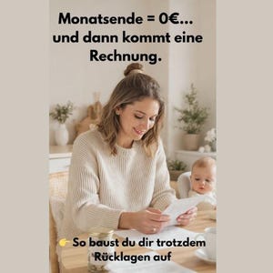 Finanz Notfallplan fuer alleinerziehende Muetter