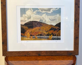 A.J. Casson Redmond Bay Print: Group of Seven Canadian Art (270/300) Hand Signed