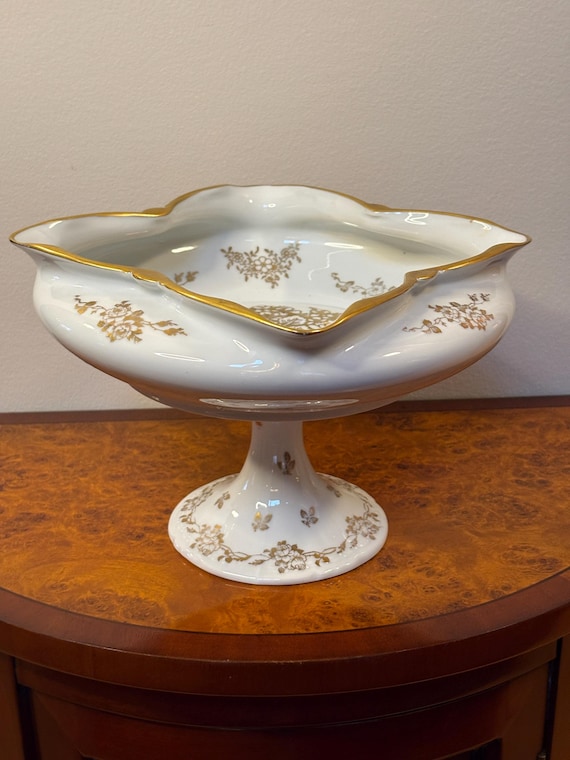 Aitco French Pedestal Compote Mid 20th Century, France for AITCO