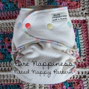 Pure Nappiness OSFM Fitted Diaper Nappy Pattern