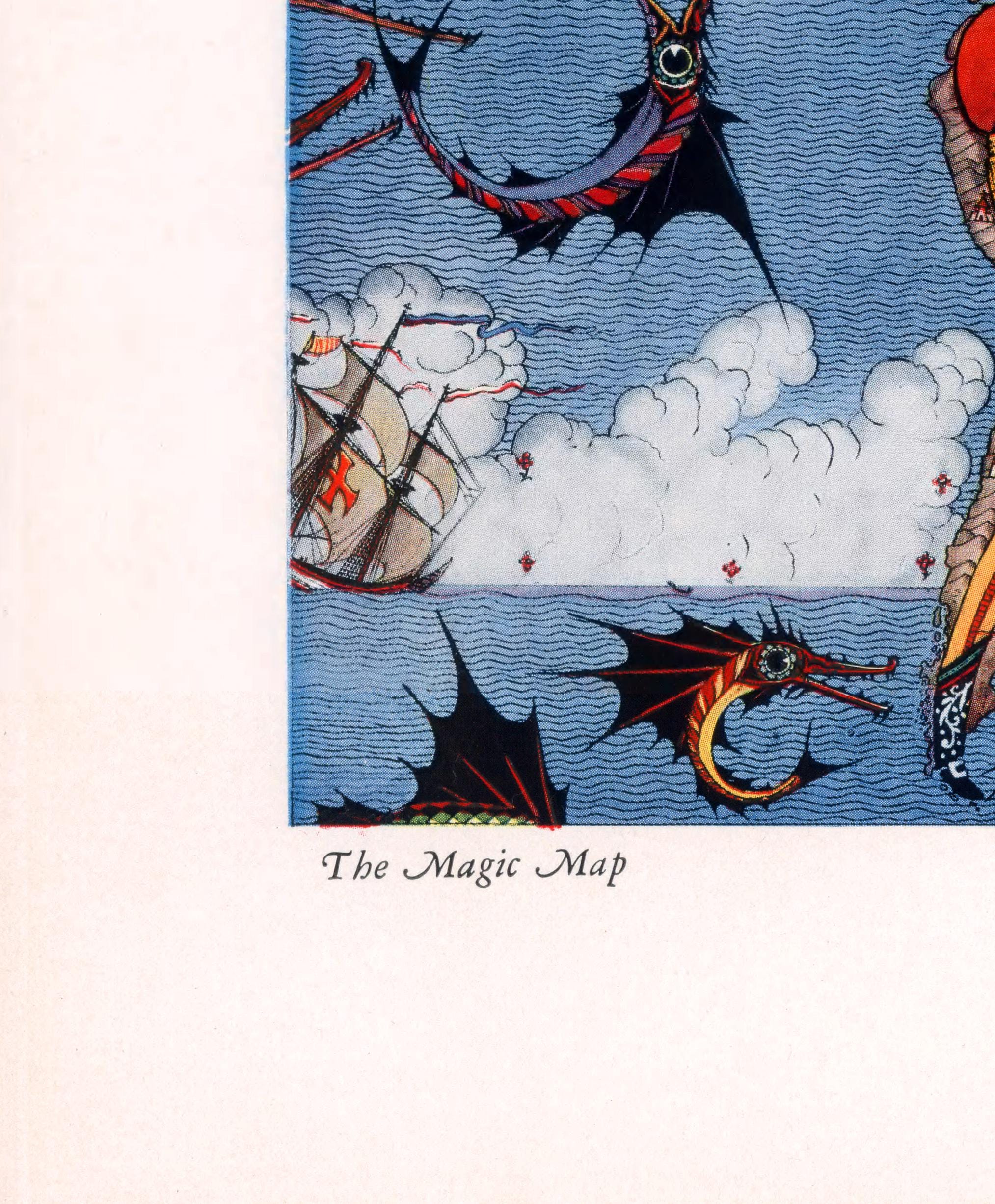 Magic Map Price 1927 Magic Map Storybook Print | Vintage Kids Nursery Art (digital ...