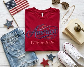Amerika 1776 2026 png, patriottisch shirtontwerp, Amerikaanse onafhankelijkheidsdag png