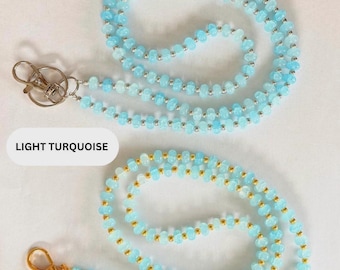 Handmade Glass Bead Lanyards