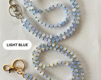 Handmade Glass Bead Lanyards