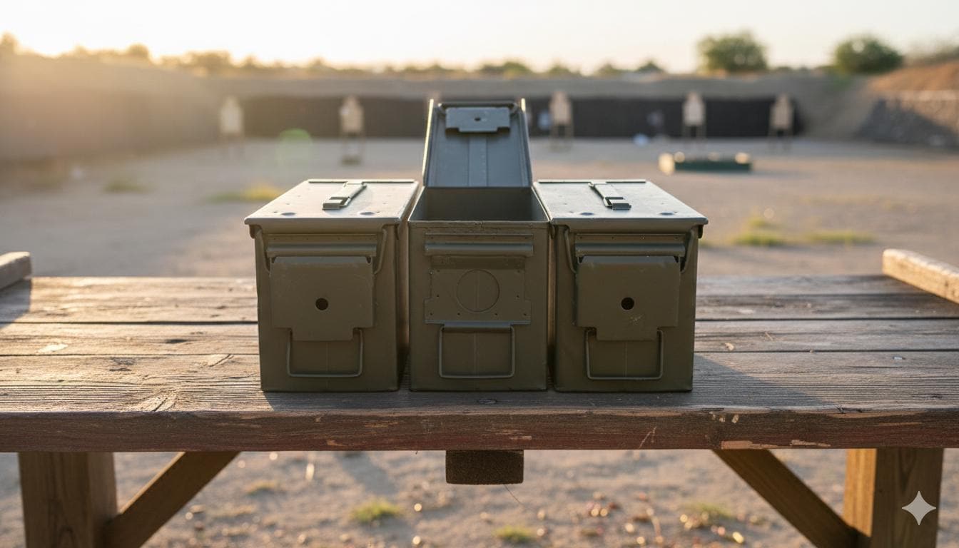 Vintage Ammo Canister - Etsy