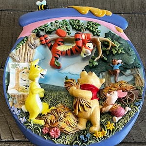 Winnie the Pooh Collectors 3d Plate - Etsy