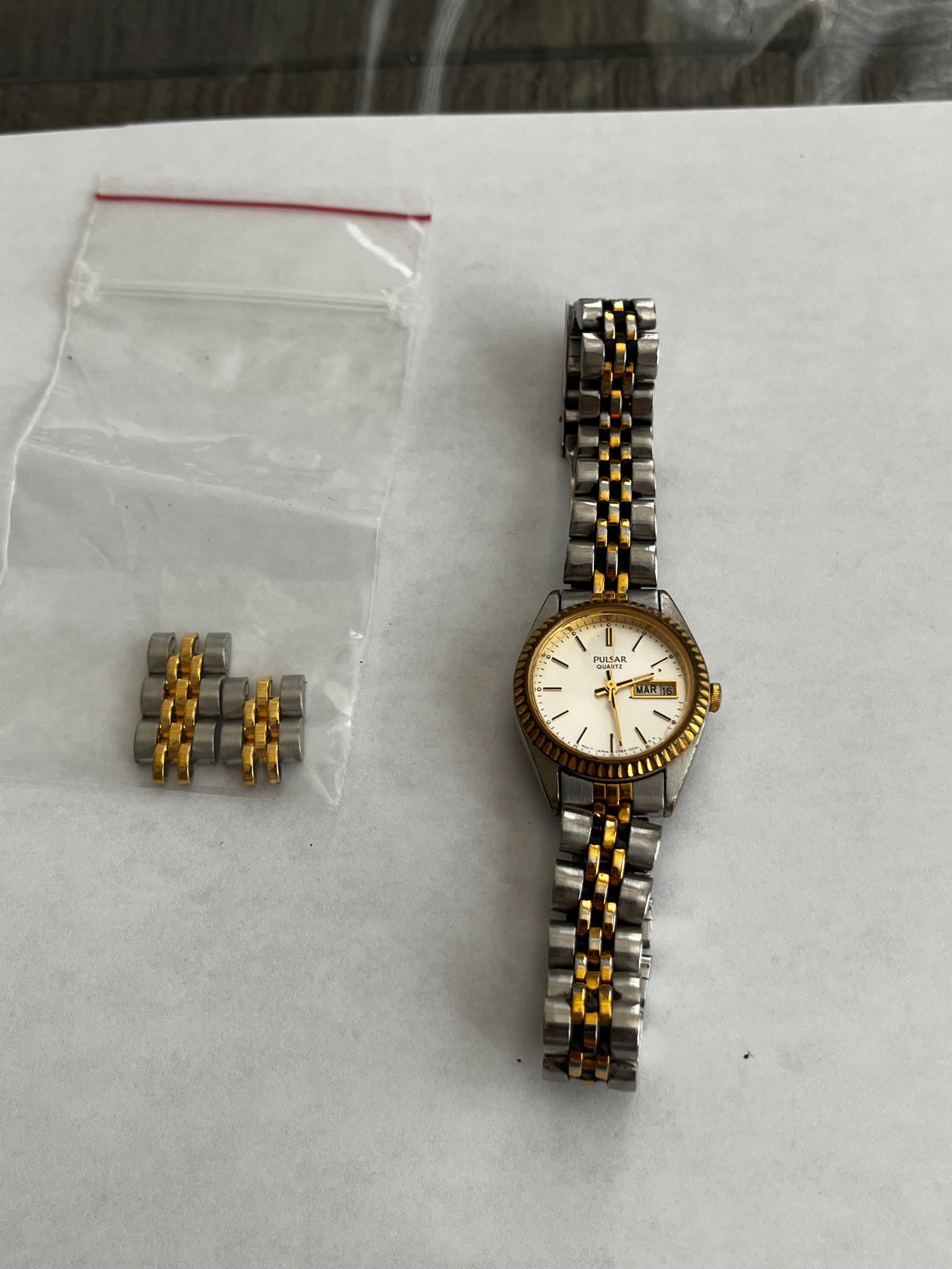 Pulsar Vintage Silver Gold Tone Water Resistant Watch Pulsar Men main image 2