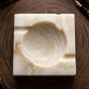 Vintage Marble Ashtray - Etsy