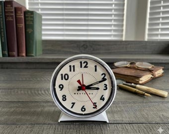 Vintage-Style Westclox Wind-Up Alarm Clock