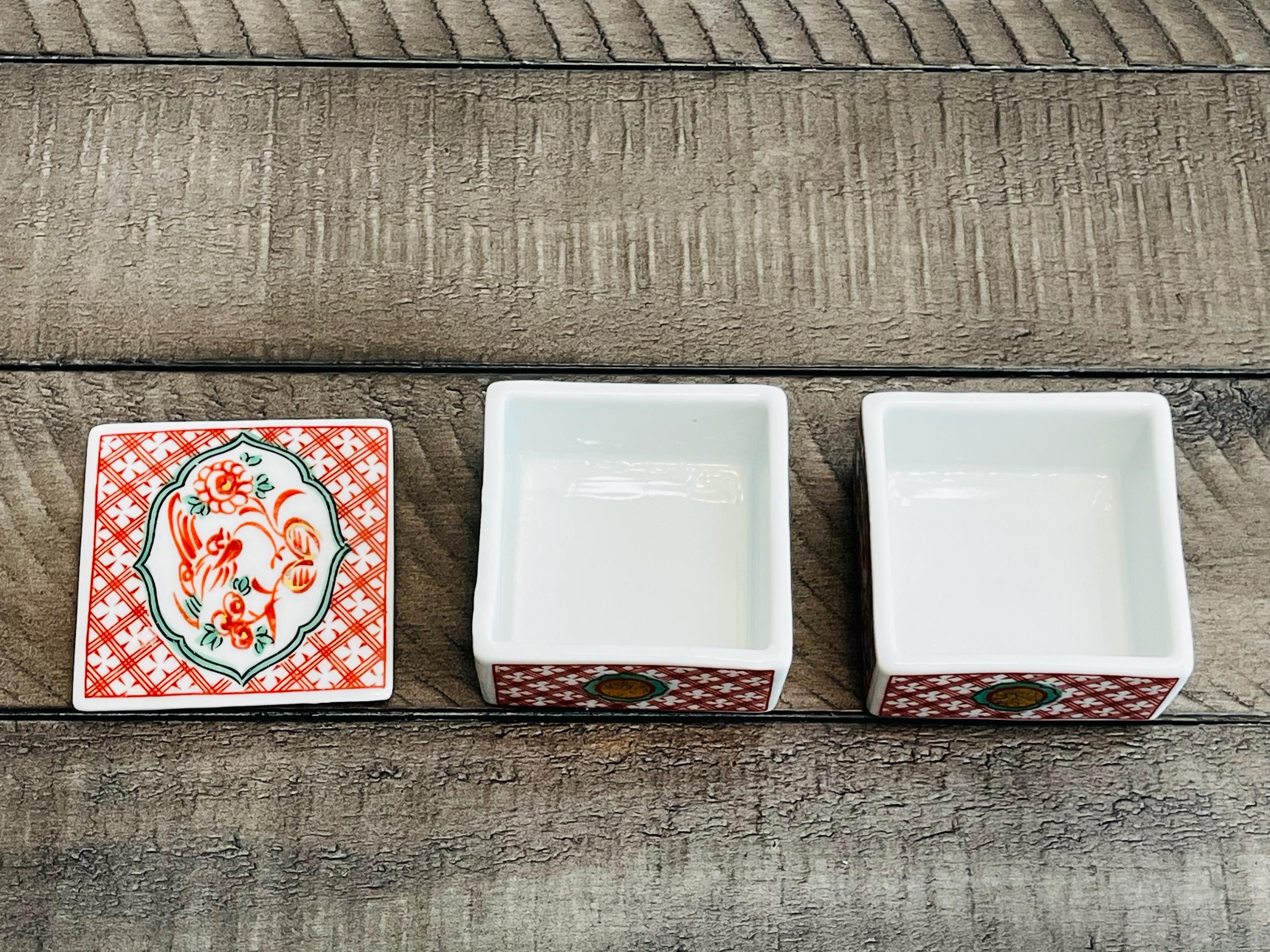 Vintage Japanese Porcelain Stacking Box Set - Etsy