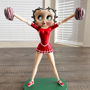 Figura De Betty Boop Amazona | Resina Pintada A Mano 15 Cm | Colección N°31 – Edición Limitada