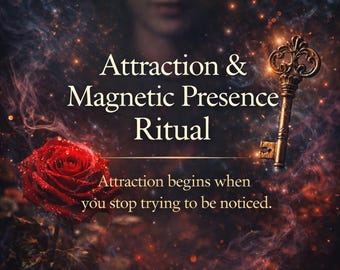 Attraction Ritual | Magnetic Presence & Charisma | Confidence, Desire Aura Alignment