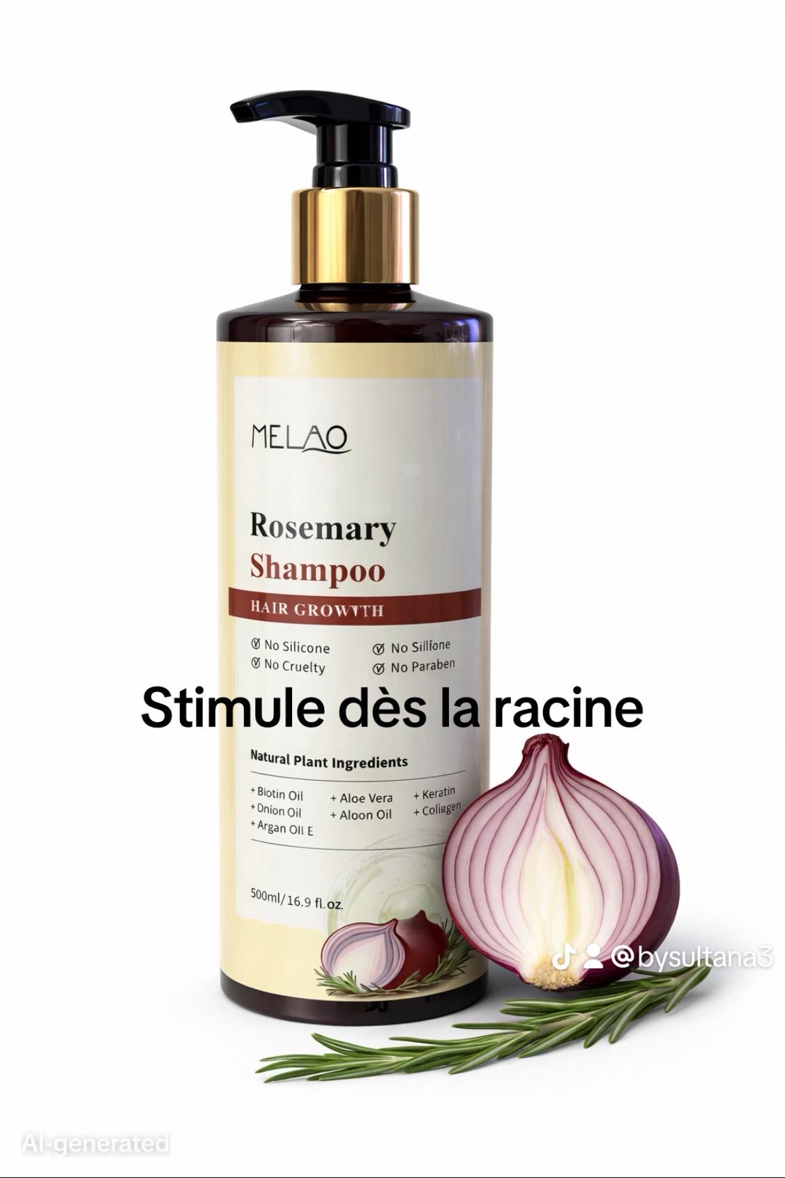 Shampoing Romarin & Oignon rouge