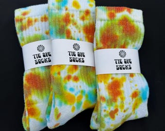 Tie dye socks
