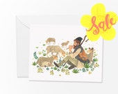 SALE - Shepherd greeting card