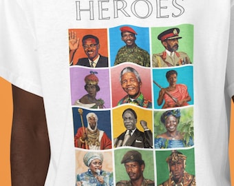 African Heroes Legends 100% Cotton T-Shirt