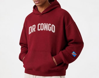 DR Congo Oversize Fleeced Hoodie