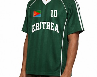 Eritrea Flag Soccer Jersey