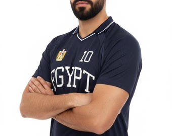 Egypt Football T-shirt, Unisex Soccer shirt,  Personalized Number, Camisa De Futbol, World Cup 2026 - Oversized
