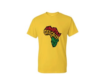 Unapologetically Nigerian T-Shirt | Africa Map Pride Tee | Gift for Nigerians