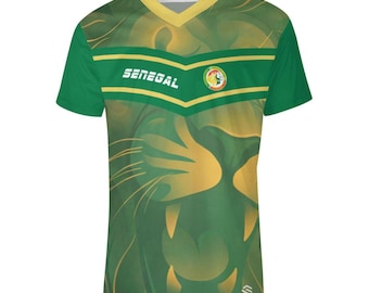 Senegal Football T-shirt, Soccer shirt, Personalized Name & Number, Camisa De Futbol, World Cup 2026