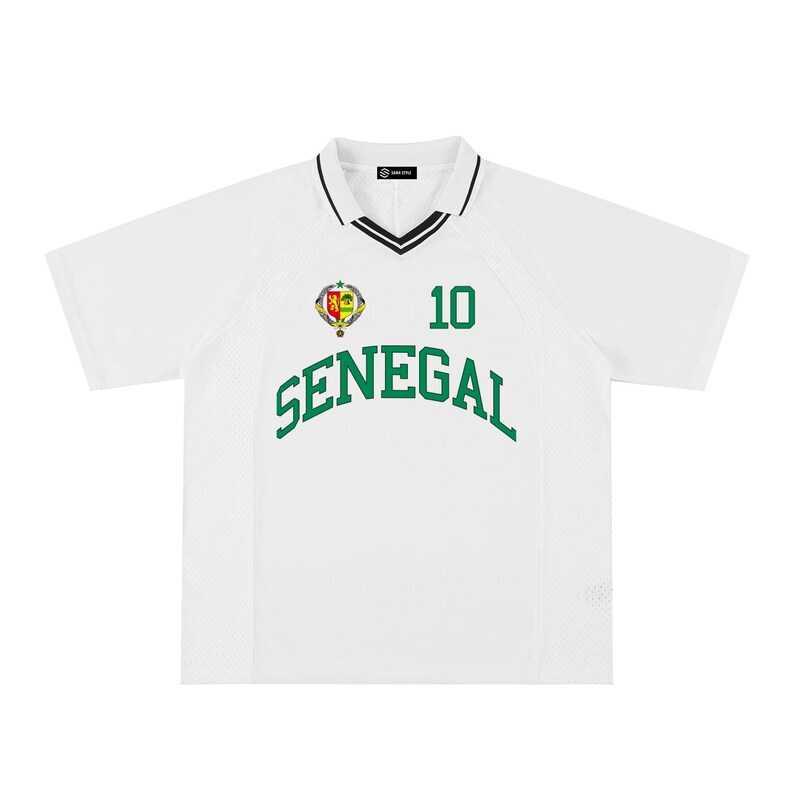 Senegal National Team Soccer Jersey, Custom Number, Unisex Athletic Fit image 4