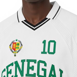 Senegal National Team Soccer Jersey, Custom Number, Unisex Athletic Fit image 2