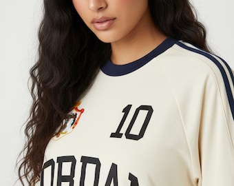 Jordan Coat of arms Crewneck T-Shirt – Unisex 100% Cotton