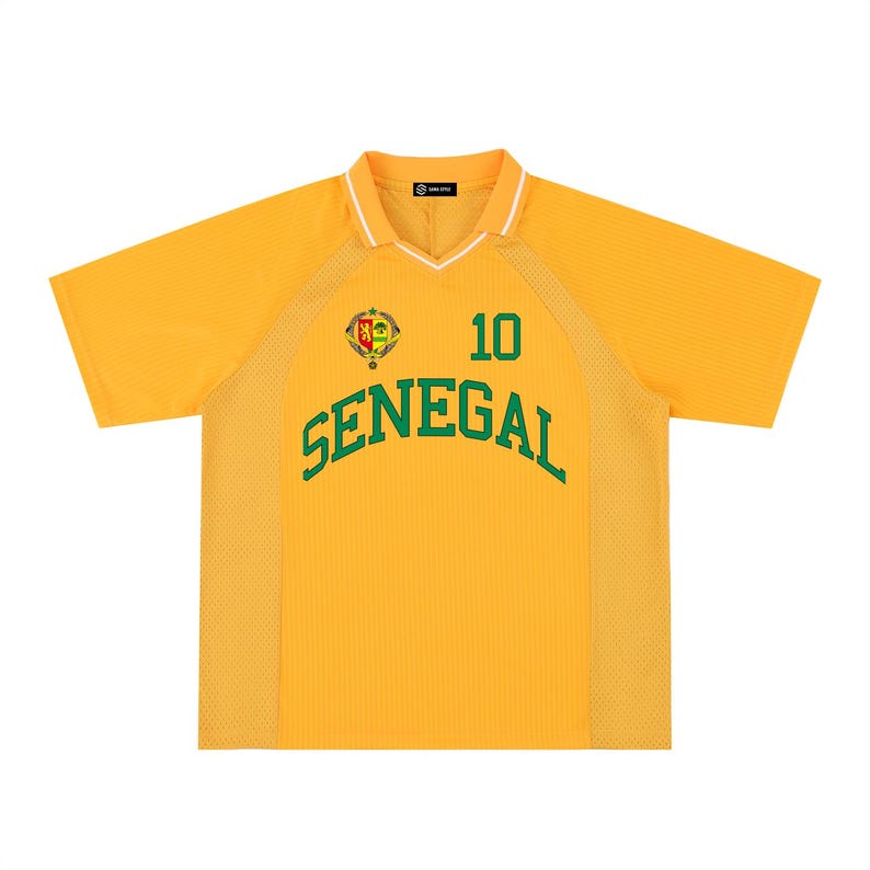 Senegal National Team Soccer Jersey, Custom Number, Unisex Athletic Fit image 3
