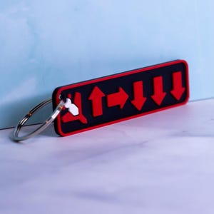 Helldivs 2 Listing Set - Pfeilcode Anhänger – 3D gedrucktes Geschenk für Gamer und Rucksack