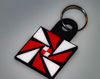 Portachiavi con cubo Geometry Dash personalizzato - Icona stampata in 3D (62 mm) - Regalo personalizzato per giocatori