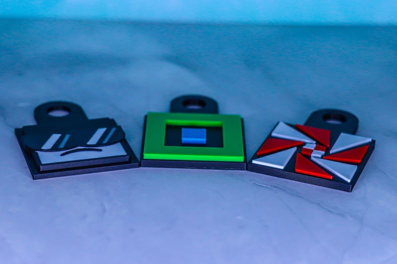 Personalisierter Geometry Dash Würfel-Schlüsselanhänger oder Magnet – 3D-gedrucktes Symbol (62 mm) – Das perfekte Geschenk für Gamer Bild 2