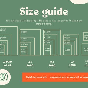 a diagram of the size guide for a patio