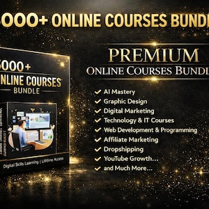 Online cursusbundel voor het leren van digitale vaardigheden | Levenslange toegang