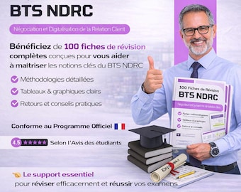 Hojas de Revisión – BTS NDRC | Negociación y Digitalización de las Relaciones con el Cliente | 100 Hojas
